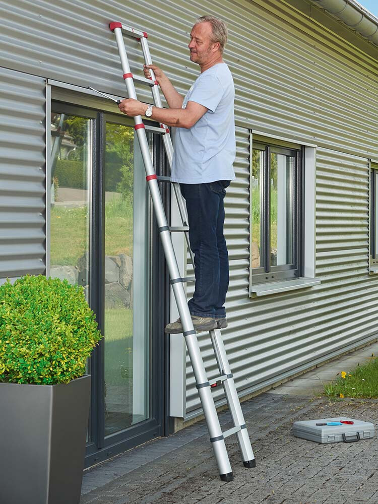 Hailo T80 FlexLine – drabina teleskopowa, 9 szczebli